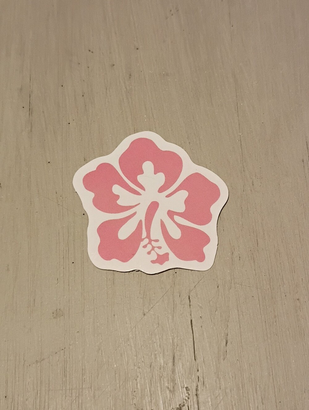 10/$10 Sticker Decal - Pink Tropical Style Flower - Brand New